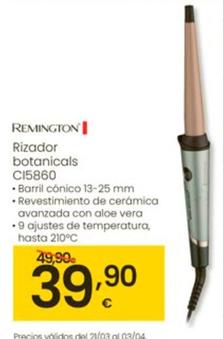 Oferta de Remington - Rizador Botanicals C15860 por 39,9€ en Eroski