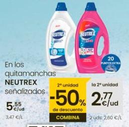 Oferta de Neutrex - En Los  Quitamanchas por 5,55€ en Eroski