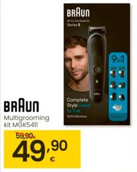 Oferta de Braun - Multigrooming Kit Mgk5411 por 49,9€ en Eroski