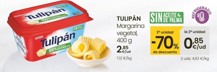 Oferta de Tulipán - Margarina Vegetal  por 2,85€ en Eroski