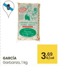 Oferta de  García - Garbanzo por 3,69€ en Eroski