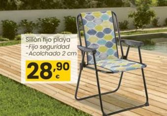 Oferta de Sillon Fijo Playa  por 28,9€ en Eroski