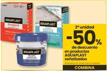 Oferta de Aguaplast - 2ª Unidad -50% De Descuento En Productos Señalizados en Eroski