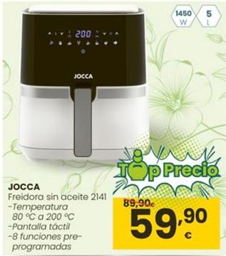 Oferta de Jocca - Freidora Sin Aceite 2141 por 59,9€ en Eroski