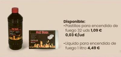 Oferta de Pastillas Para Encendido De Fuego por 1,09€ en Eroski