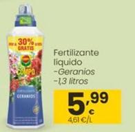 Oferta de Compo - Fertilizante Líquido por 5,99€ en Eroski