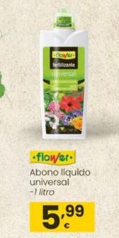 Oferta de Flower - Abono Líquido Universal por 5,99€ en Eroski