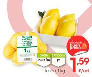 Oferta de Limón por 1,59€ en Eroski