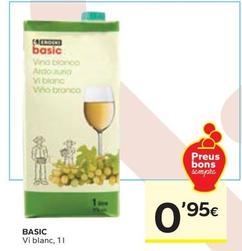 Oferta de Eroski - Vi Blanc por 0,95€ en Caprabo