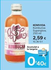 Oferta de Komvida - Kombutxa Superglow por 2,59€ en Caprabo