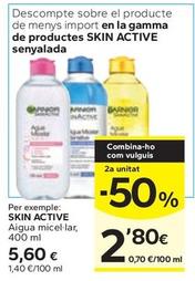 Oferta de Garnier - Skin Active Aigua Micel-lar por 5,6€ en Caprabo