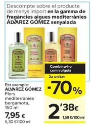 Oferta de Alvarez Gomez - Flors Mediterranies Bergamota por 7,95€ en Caprabo