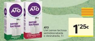 Oferta de Ato - Llet Sense Lactosa Semidesnatada por 1,25€ en Caprabo