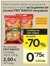Oferta de Frit Ravich - Cocteleo Top por 2,5€ en Caprabo