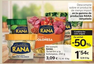 Oferta de Rana - Tortelini A La Bolonyesa por 3,09€ en Caprabo