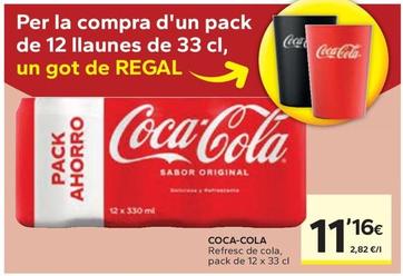 Oferta de Coca-Cola - Refresc De Cola por 11,16€ en Caprabo