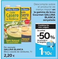 Oferta de Gallina Blanca - Brou Casola De Verdures por 2,2€ en Caprabo