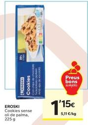 Oferta de Eroski - Cookies Sense Oli De Palma por 1,15€ en Caprabo