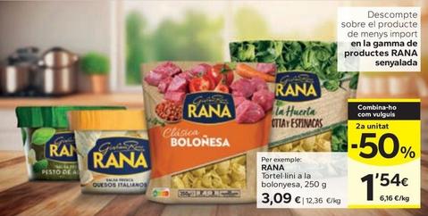 Oferta de Rana - Tortel-lini A La Bolonyesa por 3,09€ en Caprabo