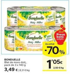 Oferta de Bonduelle - Blat De Moro Dolc por 3,49€ en Caprabo