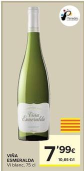 Oferta de Viña Esmeralda - Vi Blanc por 7,99€ en Caprabo