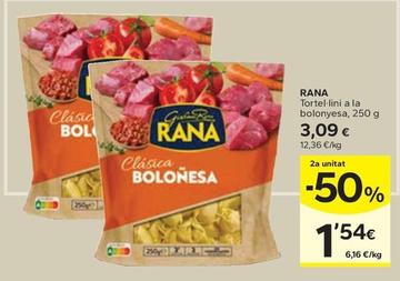 Oferta de Rana - Tortellini A La Bolonyesa por 3,09€ en Caprabo