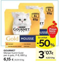Oferta de Purina - Gourmet Menjar Humit Gold Per A Gats por 6,15€ en Caprabo