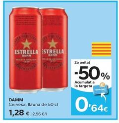 Oferta de Damm - Cervesa Llauna por 1,28€ en Caprabo