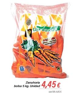 Oferta de Zanahorias en Cash Ifa