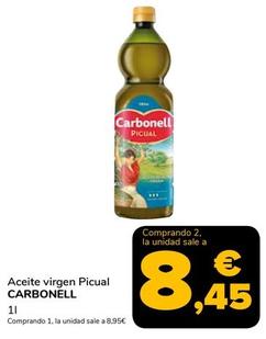 Oferta de Carbonell - Aceite Virgen Picual por 8,95€ en Supeco