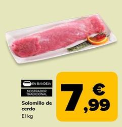 Oferta de Solomillo De Cerdo por 7,99€ en Supeco