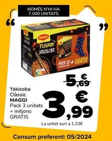 Oferta de Maggi - Yakisoba Clàssic por 3,99€ en Supeco