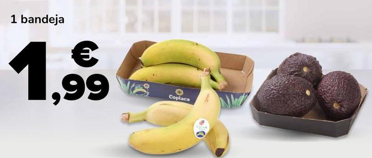 Oferta de Plátano O Aguacate Al Bandeja por 1,99€ en Supeco