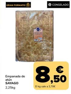 Oferta de Sayago - Empanada De Atún por 8,5€ en Supeco