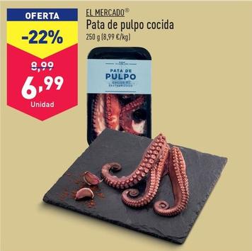 Oferta de El Mercado - Pata De Pulpo Cocida por 6,99€ en ALDI