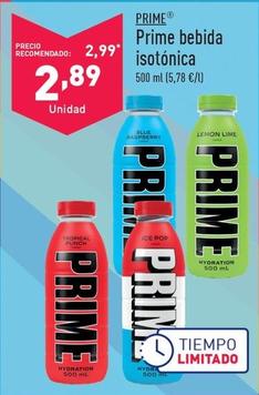 Oferta de Prima - Prime Bebida Isotónica por 2,89€ en ALDI