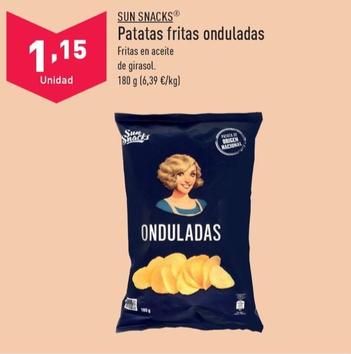 Oferta de Sun Snacks - Patatas Fritas Onduladas por 1,15€ en ALDI