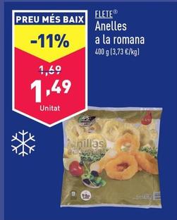 Oferta de Flete - Anilla A La Romana por 1,49€ en ALDI