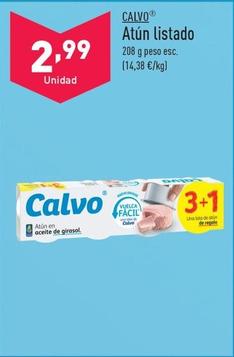 Oferta de Calvo - Atún Listado por 2,99€ en ALDI