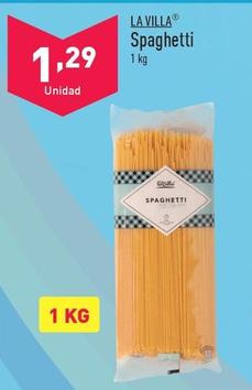 Oferta de La Villa - Spaghetti por 1,29€ en ALDI