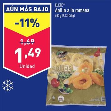 Oferta de Flete - Anilla A La Romana por 1,49€ en ALDI