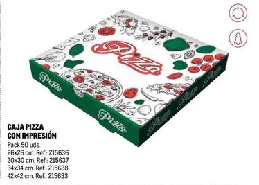Oferta de Makro - Caja Pizza Con Impresión en Makro