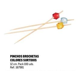 Oferta de Makro - Pinchos Brochetas Colores Surtidos en Makro