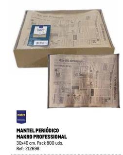 Oferta de Makro - Mantel Periódico Professional en Makro