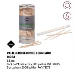 Oferta de Rioba - Palillero Redondo Torneado en Makro