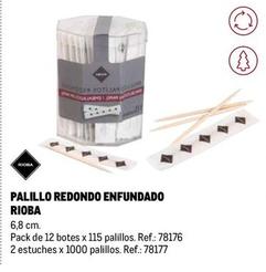 Oferta de Rioba - Palillo Redondo Enfundado en Makro