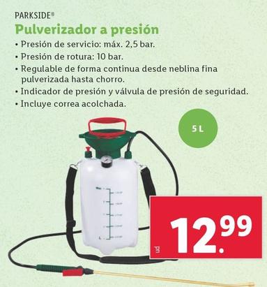 Oferta de Parkside - Pulverizador A Presion por 12,99€ en Lidl