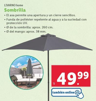 Oferta de Livarno Home - Sombrilla por 49,99€ en Lidl