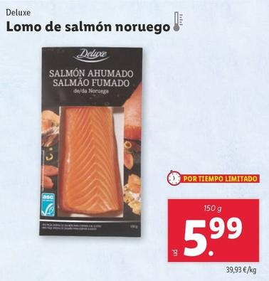 Oferta de Deluxe - Lomo De Salmon Noruego por 5,99€ en Lidl