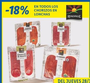 Oferta de Realvalle - En Todos Los Chorizos En Lonchas en Lidl
